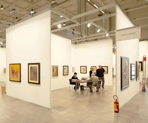 International exhibition of modern and contemporary art — Stock Photo, Image