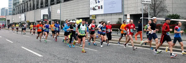 Milano city maraton — Zdjęcie stockowe