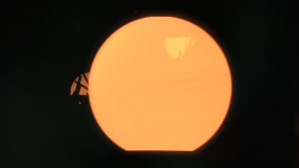 Big colorat cerc abstract efect de lumină — Videoclip de stoc