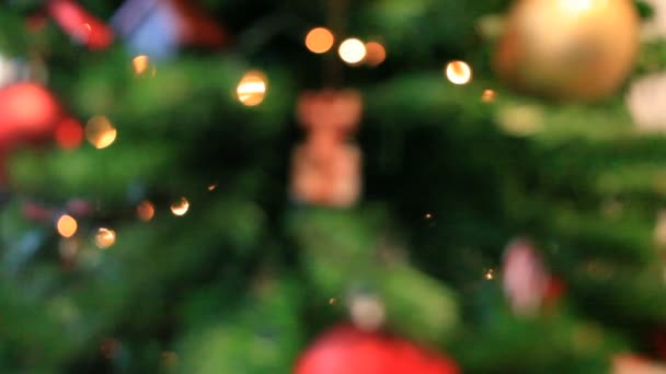 Christmas decorations — Stock Video