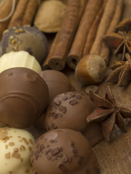 Bolas de chocolate — Foto de Stock