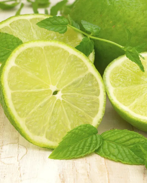 Lime and mint Stock Image