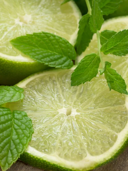 Lime slices Stock Photo
