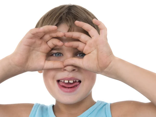 Glücklicher kleiner Junge — Stockfoto