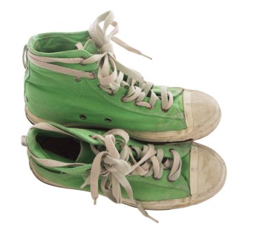 Yeşil spor ayakkabı
