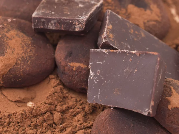 Barrette di cioccolato — Foto Stock