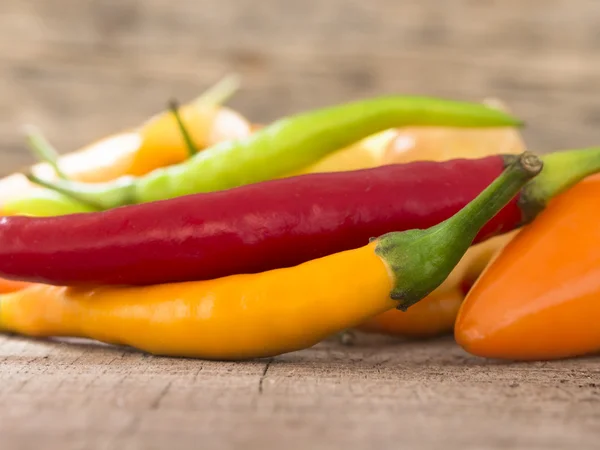 Čerstvé chilli papričky — Stock fotografie