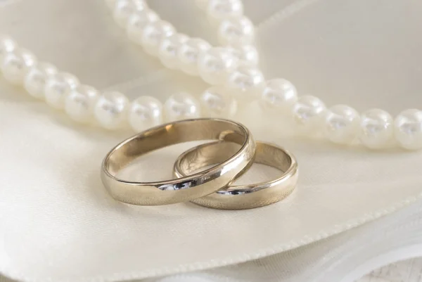 Anillos de boda — Foto de Stock