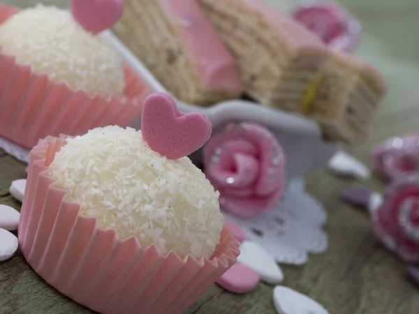 Bolinhas de coco — Fotografia de Stock