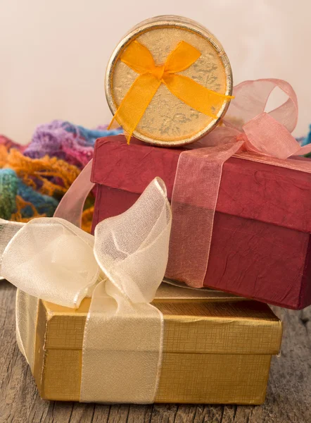 Gift boxes — Stock Photo, Image