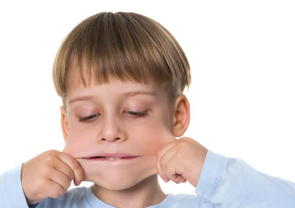 Portret van de schattige jongen — Stockfoto