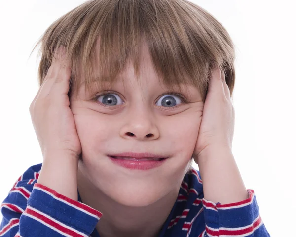 Retrato do menino bonito — Fotografia de Stock