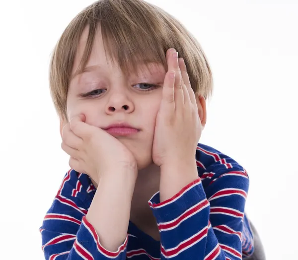 Portret van de schattige jongen — Stockfoto