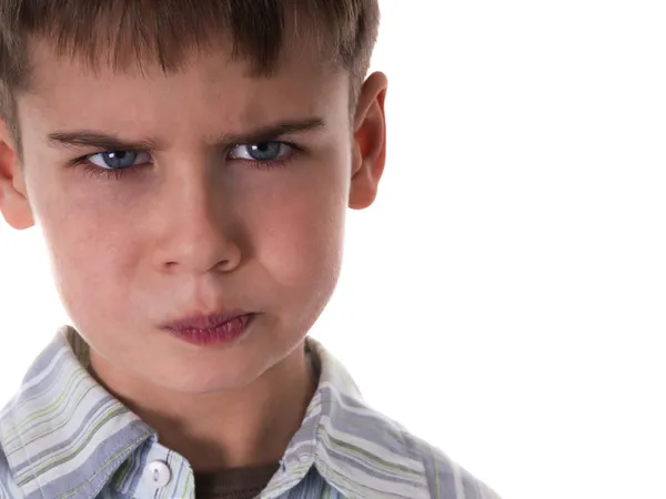 Angry boy — Stock Photo, Image