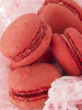 Kırmızı macaroons