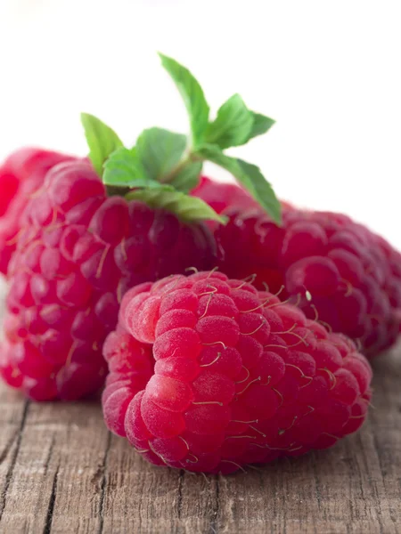 Frische Himbeeren — Stockfoto