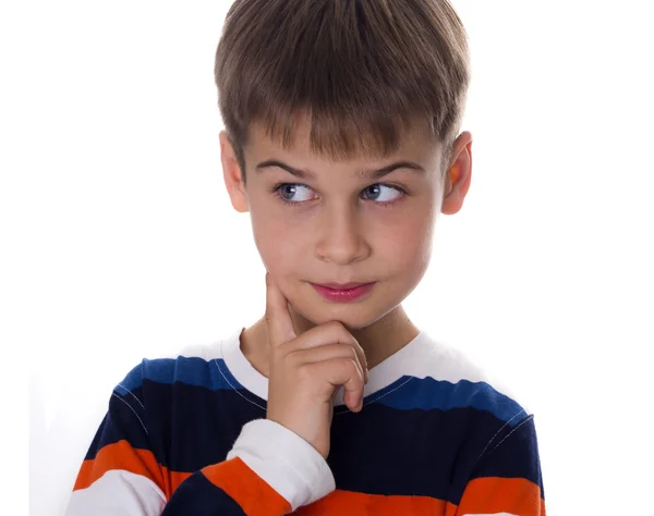 Boy thinking — Stock Photo, Image