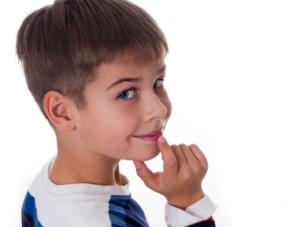 Boy thinking — Stock Photo, Image