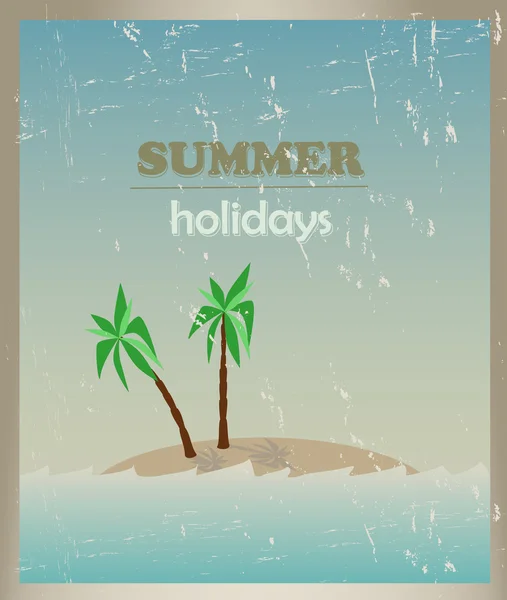 Summer holiday — Stock Vector