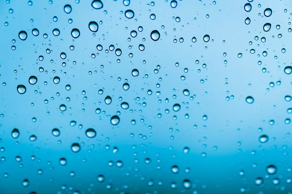 Wassertropfen auf Glas — Stockfoto