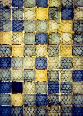 eski duvar desen renkli