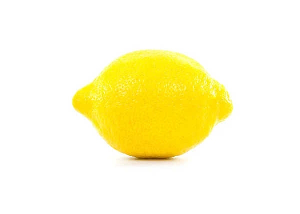 Isoler de citron jaune sur fond blanc — Stock fotografie