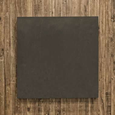 yazı tahtası ahşap duvar üzerinde