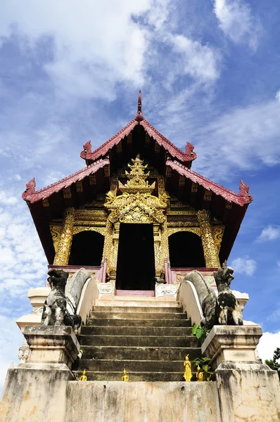 Tripitaka hall tempel northen chiangmai thailand — Stockfoto