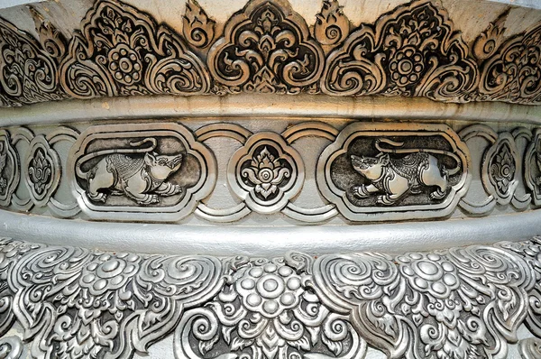 Thailand art silver — Stock Photo, Image