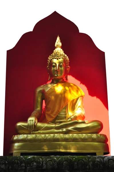 Meditaatio Buddha patsas — kuvapankkivalokuva