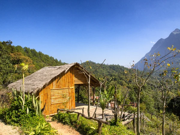 Chiang Dao Hill villaggio Thailandia — Foto Stock