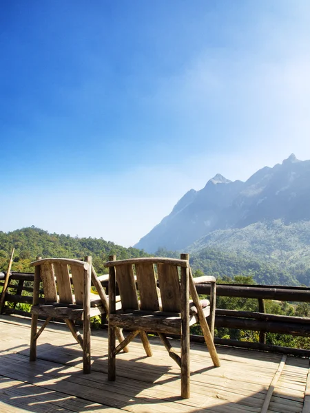 View Chiang Dao hill Thailand