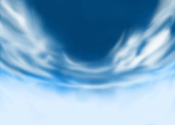 Cloud clear paint artwork — Stock Photo, Image