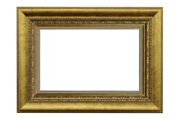 Quadro antigo isolado no fundo branco — Fotografia de Stock