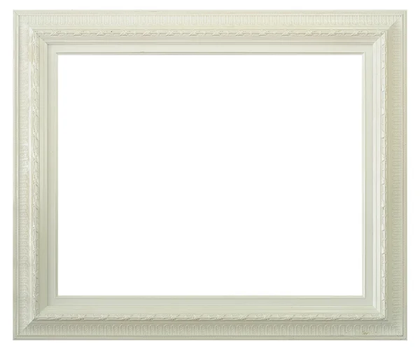 白い背景に隔離されたアンティークフレーム — ストック写真