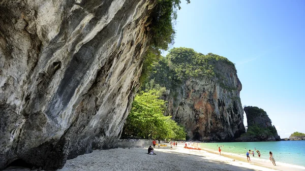 Spiaggia ferroviaria Krabi Thailandia — Foto Stock