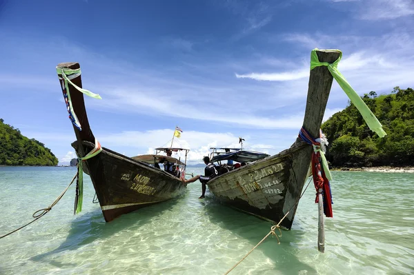 Krabi thailand-Mayıs 4: denizden (thale waek) — Stok fotoğraf