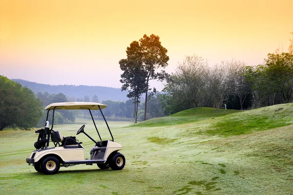 Golf club car — Stock Photo, Image