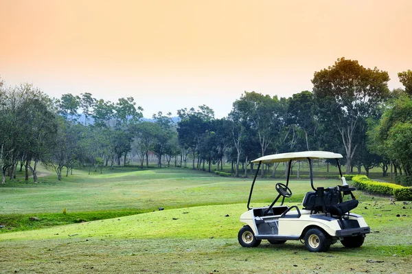 Golf club car — Stock Photo, Image