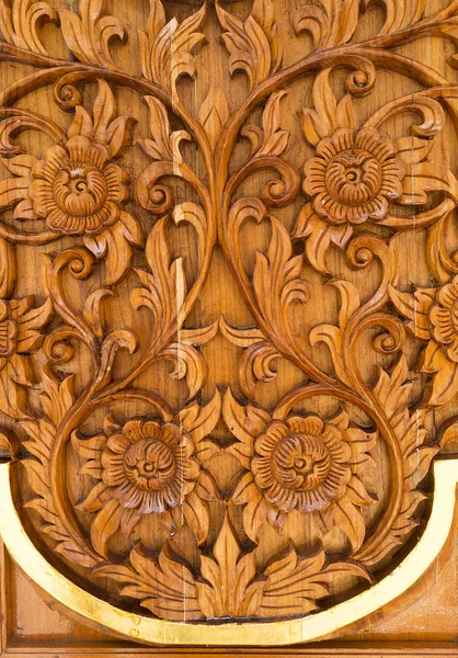 Wood Thai pattern — Stock Photo, Image