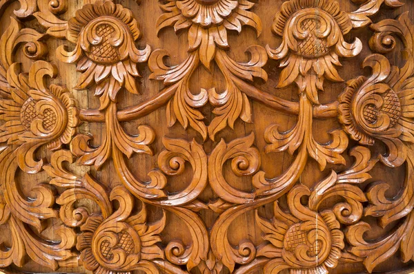 Wood Thai pattern — Stock Photo, Image