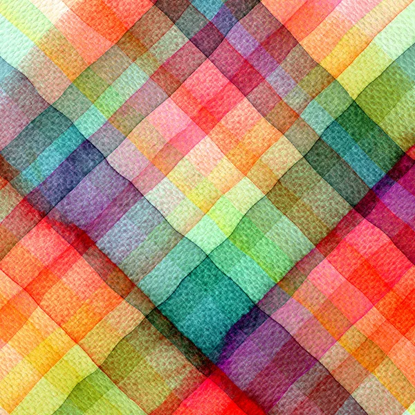 soyut tartan suluboya
