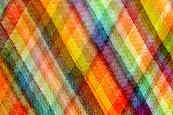 Aquarelles abstraites en tartan — Photo