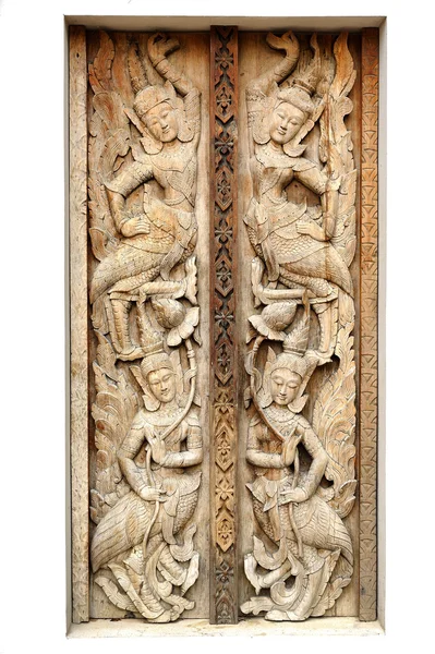 Ancient wood doors — Stock Photo, Image