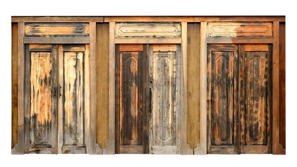 Ancient wood doors — Stock Photo, Image