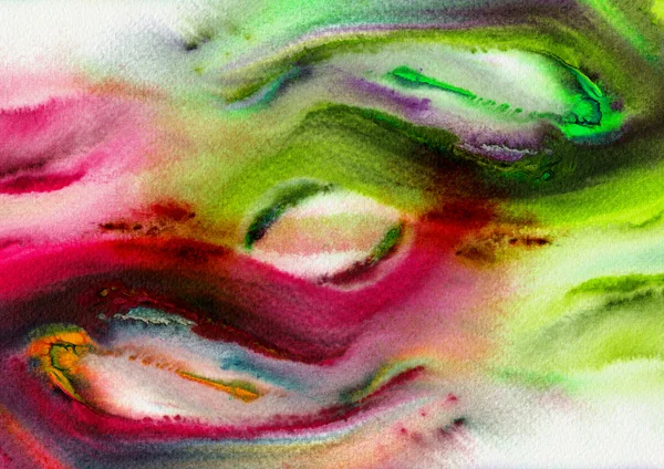 抽象的な染色水彩画 — ストック写真