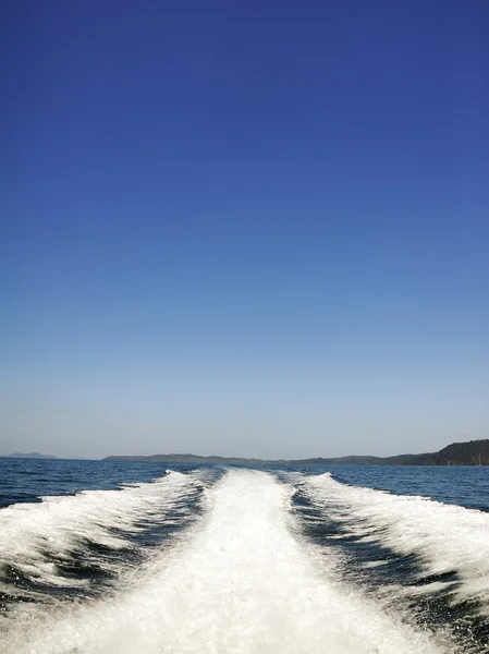 Speed boat travel — Stock Photo, Image
