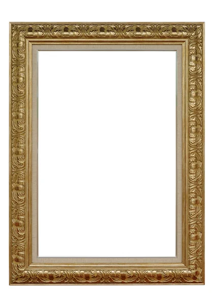 Antique gold frame Stock Image