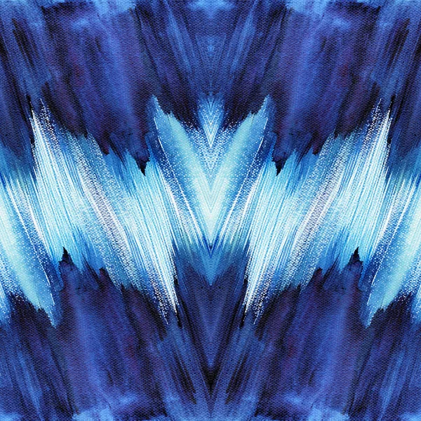 Abstract blue stroke watercolor — Stock Photo, Image