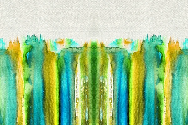 高解像度抽象的なストライプ水彩画 — ストック写真